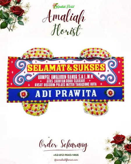 Papan Bunga Ucapan Selamat Sidem